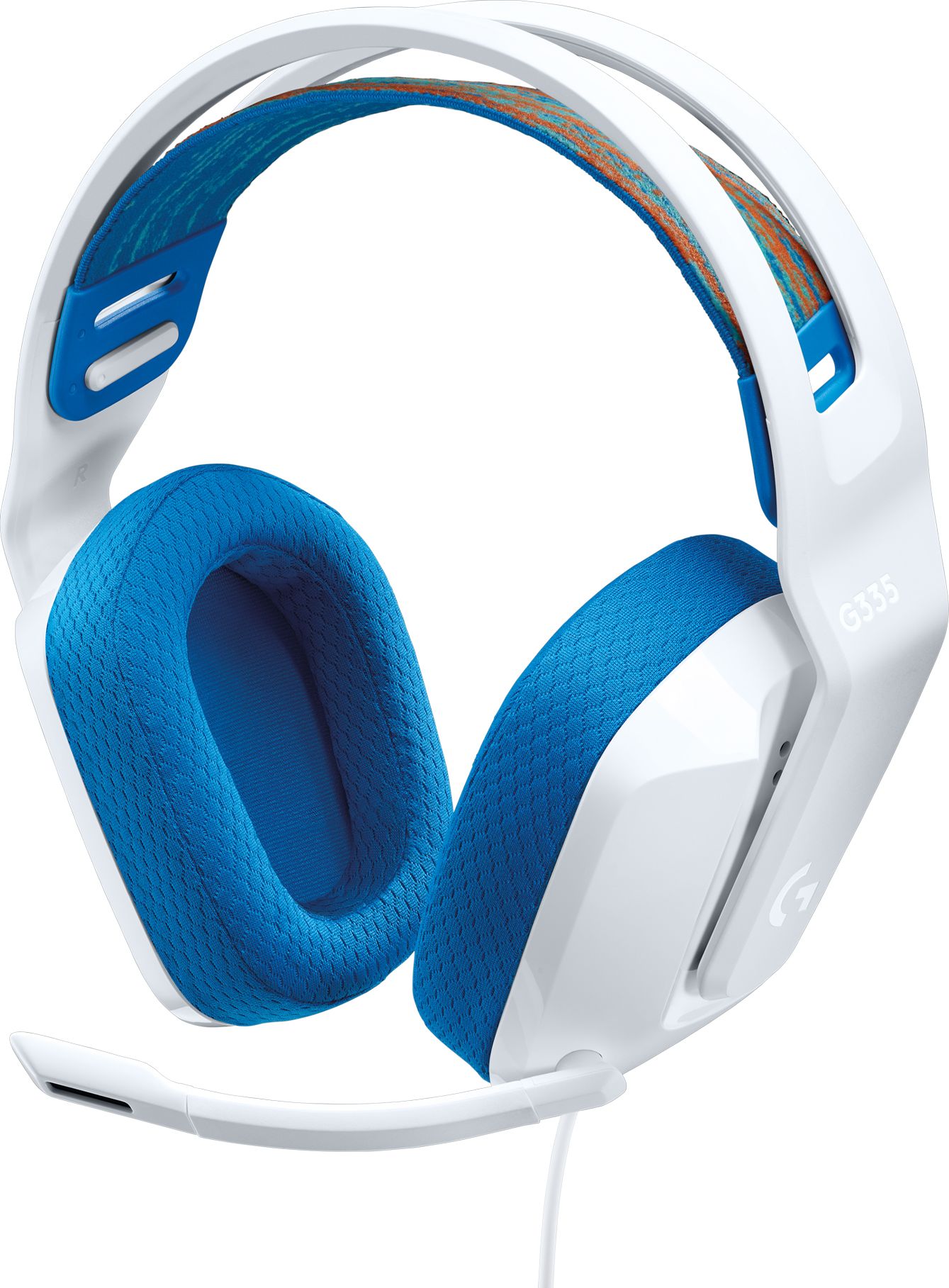 Logitech® G335 Wired Gaming Headset-WHITE-3.5