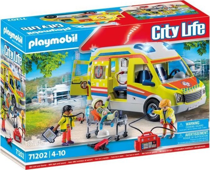 Playmobil Karetka pogotowia ze światłem i