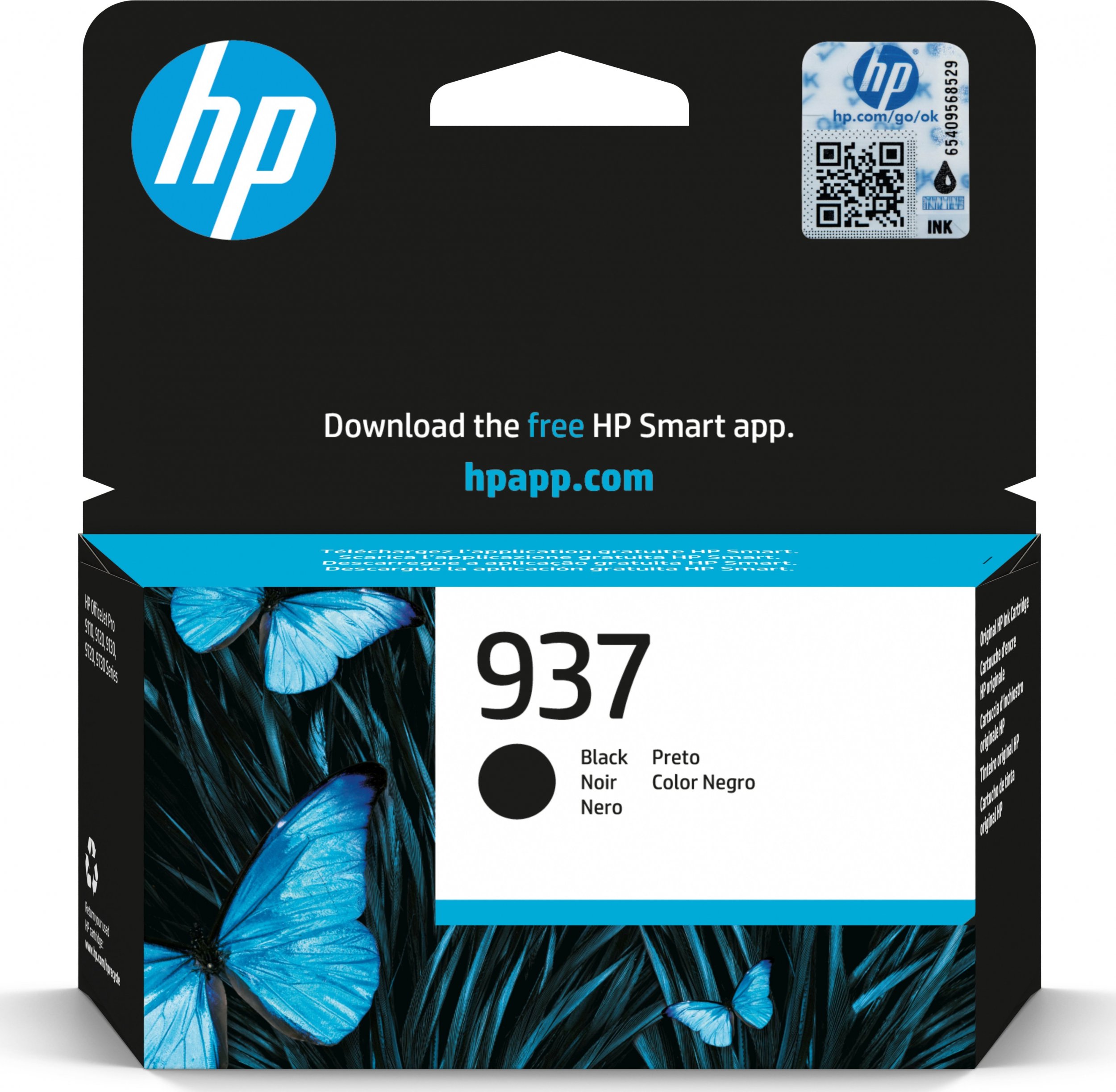 Tusz HP Atrament/ 937 Black Original