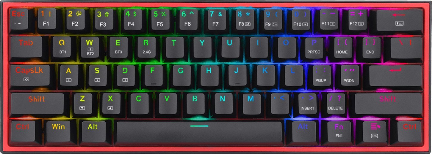 Klawiatura Redragon K616 Fizz Pro Red