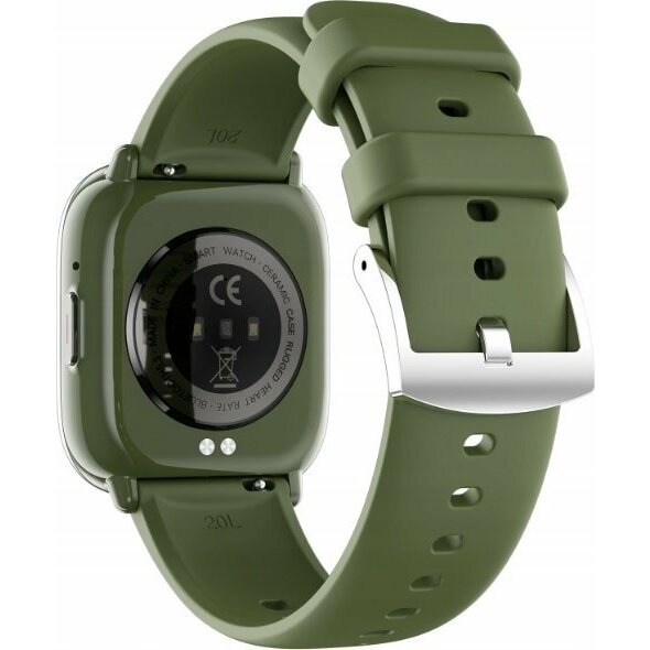 Smartwatch myPhone Watch Pastel Srebrny/Oliwkowa Zieleń