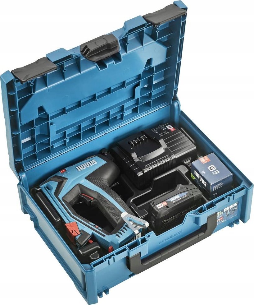 Novus Zszywacz akumulatorowy J-551 zestaw Metabox