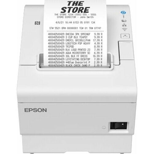 Pokladničná tlačiareň EPSON TM-T88VII, biela, RS232