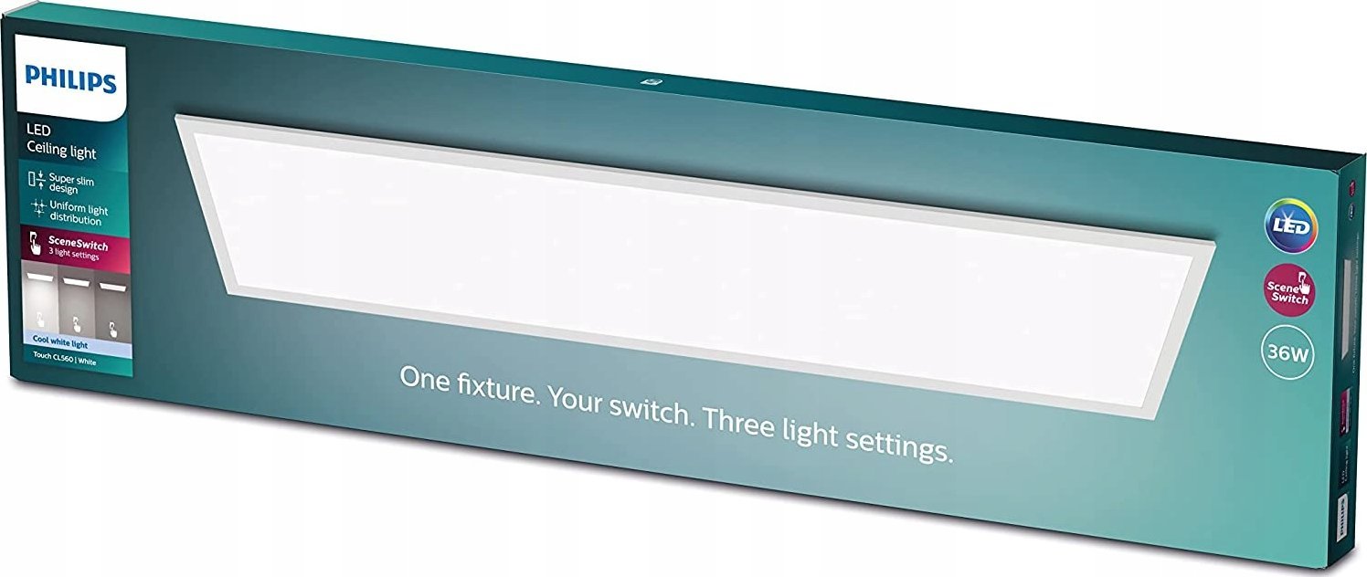 Lampa sufitowa Signify Philips Touch Prostokątna