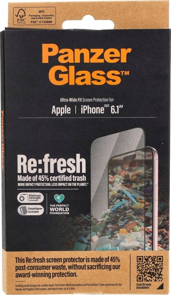 PanzerGlass Re:fresh Glass iPhone 15 6