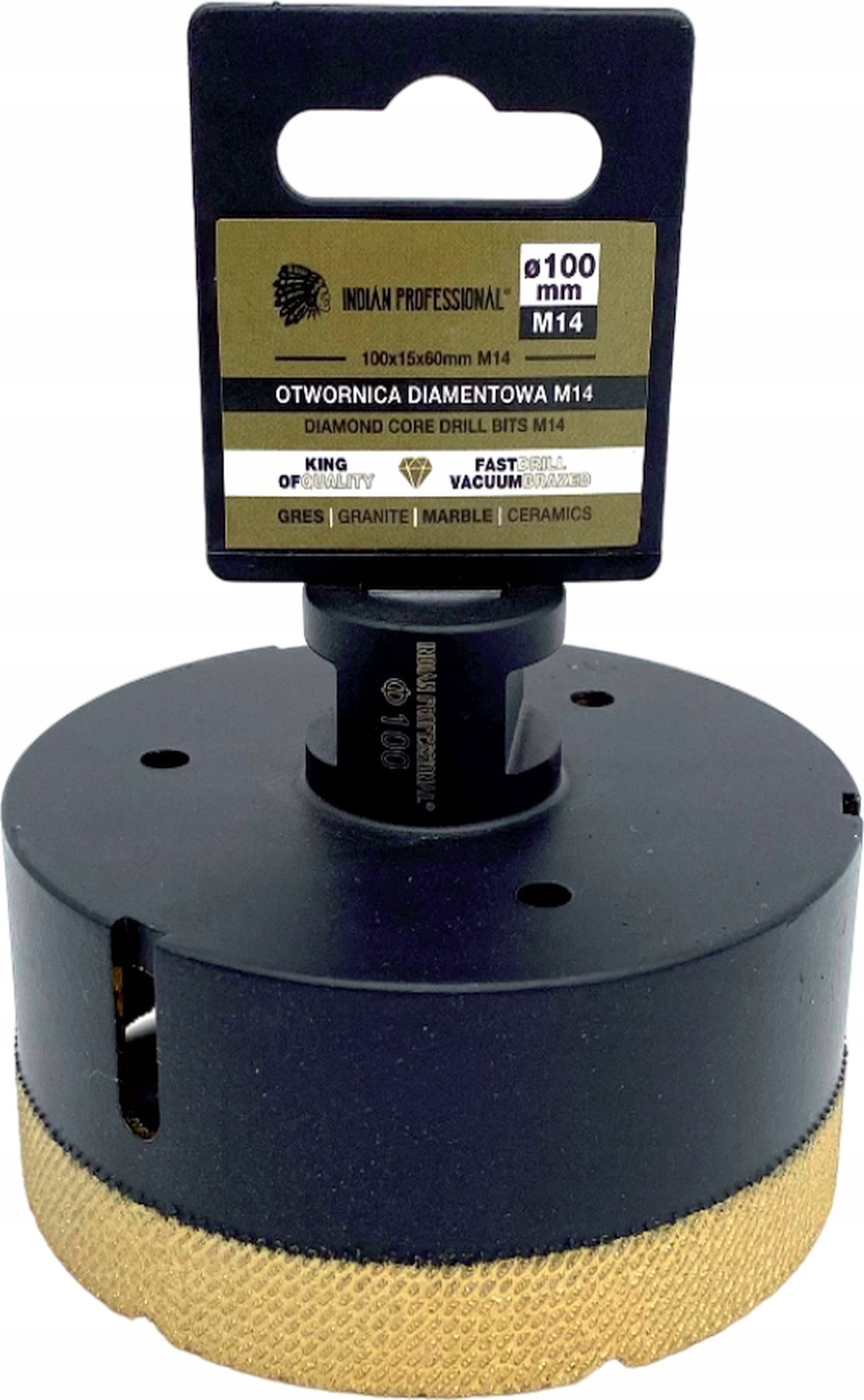INDIAN PROFESSIONAL KORONA DIAMENTOWA M14 100mm