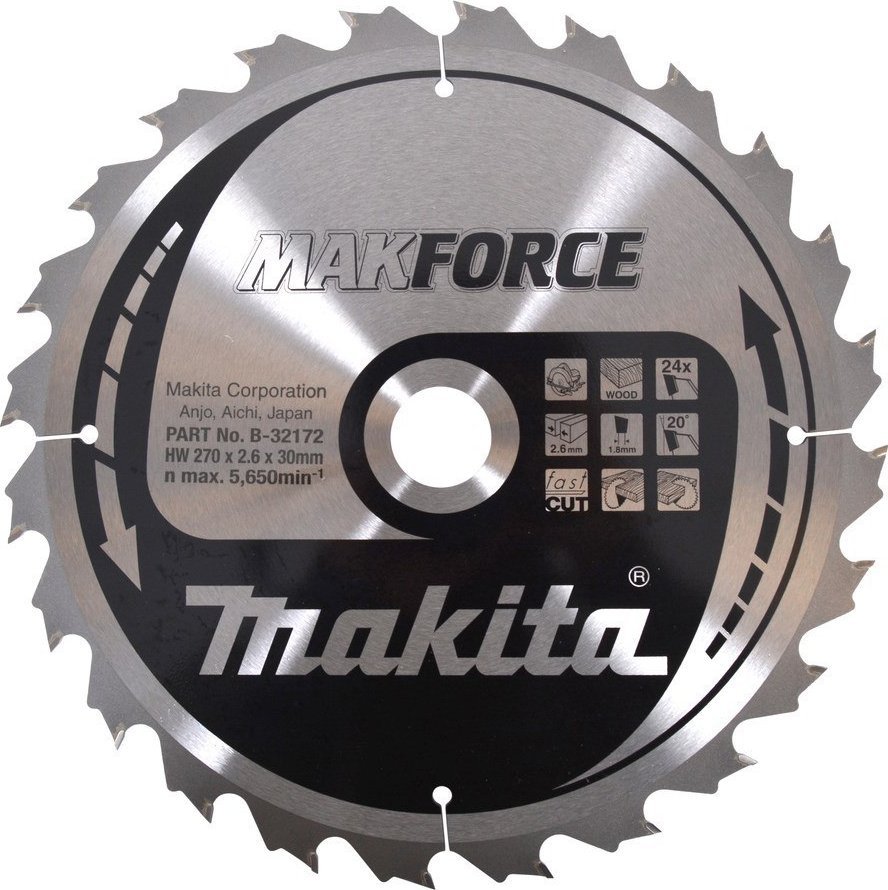 Makita MAKITA PIŁA TARCZOWA  270x30x24z MAKFORCE