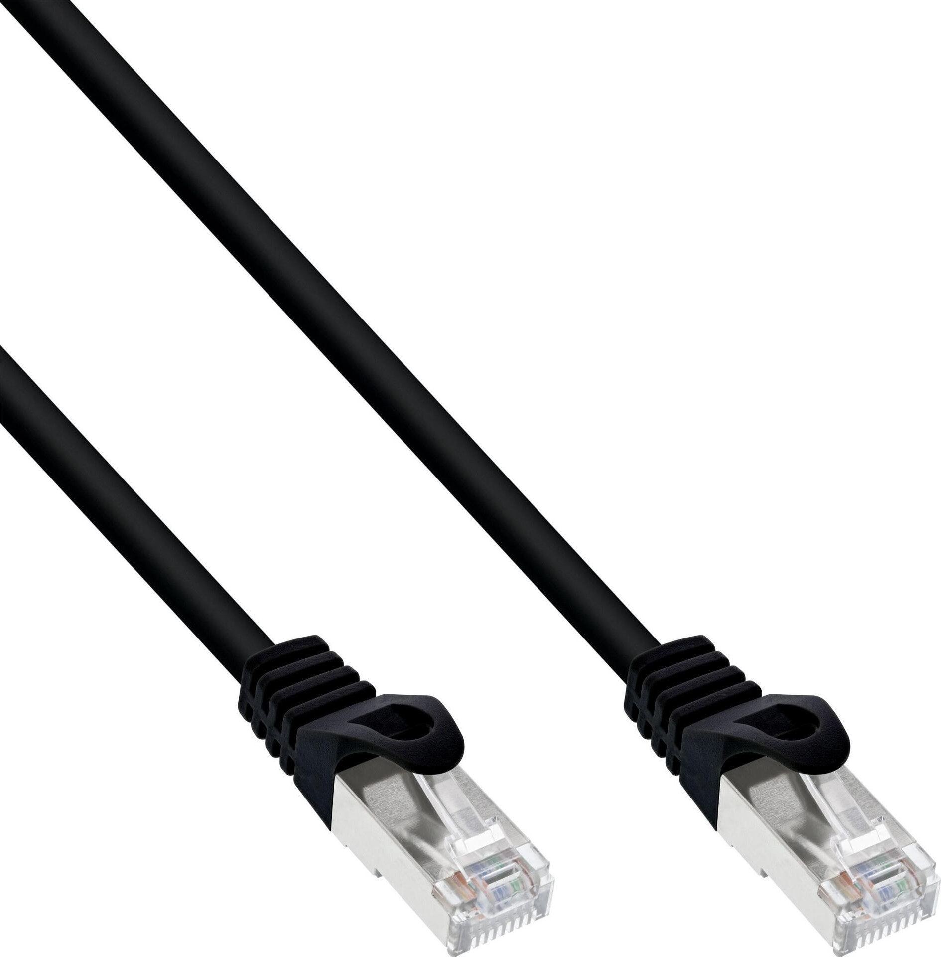 InLine Patchcord Cat.5e, SF/UTP, czarny