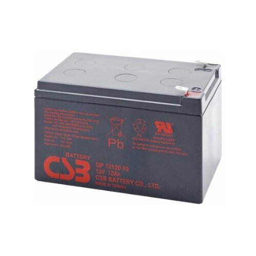 CSB Battery Battery 12V 12Ah F2