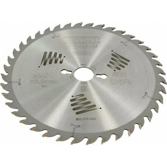 Dewalt Tarcza pilarska 250x30x3.0mm 40z