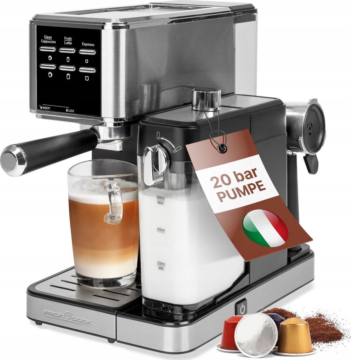 Ekspres ciśnieniowy ProfiCook PC-ES-KA 1266 |