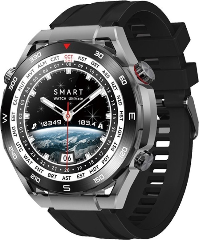 Smartwatch Gino Rossi Veltori VT100-1 Czarny