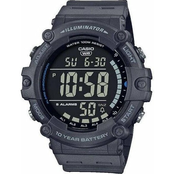 CASIO AE-1500WH-8B Collection Sports Armbanduhr, schwarz