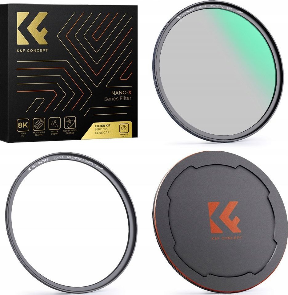 Filtr K+F Zestaw 3w1 Filtr Polaryzacyjny