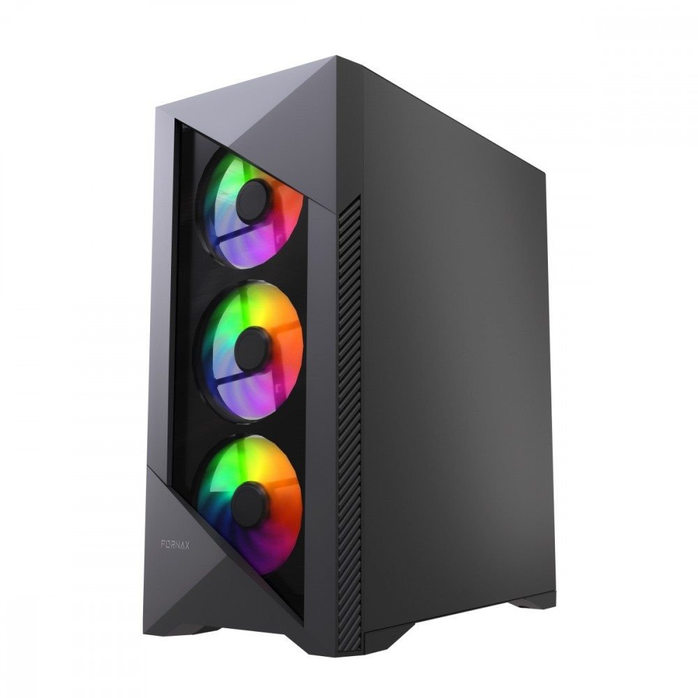Obudowa Gembird Fornax 900 ARGB czarna