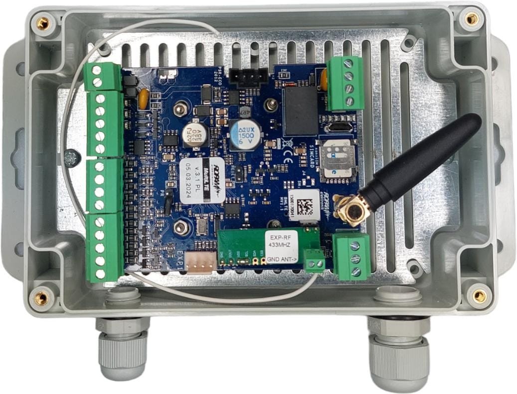 Ropam ROPAM MultiLTE-RF/AT-GSM-MINI90/zasilacz 230VAC/12VDC zestaw w