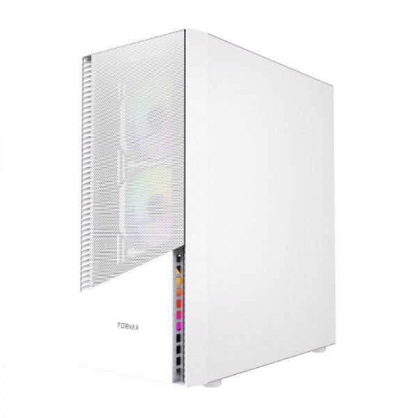 GEMBIRD Fornax 4300W/Midi Tower/Transpar./Bílá |