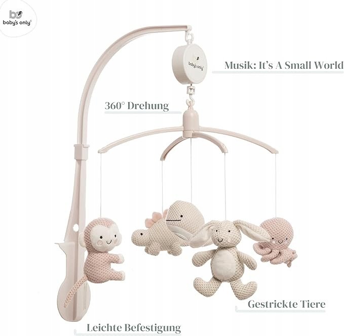 Clementoni Baby`s only musical carousel animals