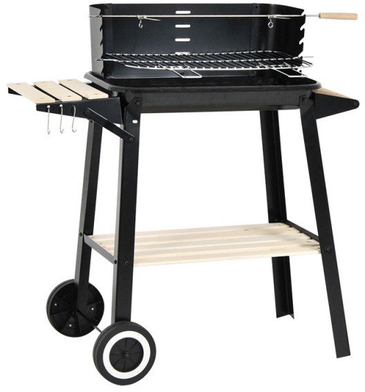 Goodhome GRILL OGRODOWY WÓZEK 83x45,5x86