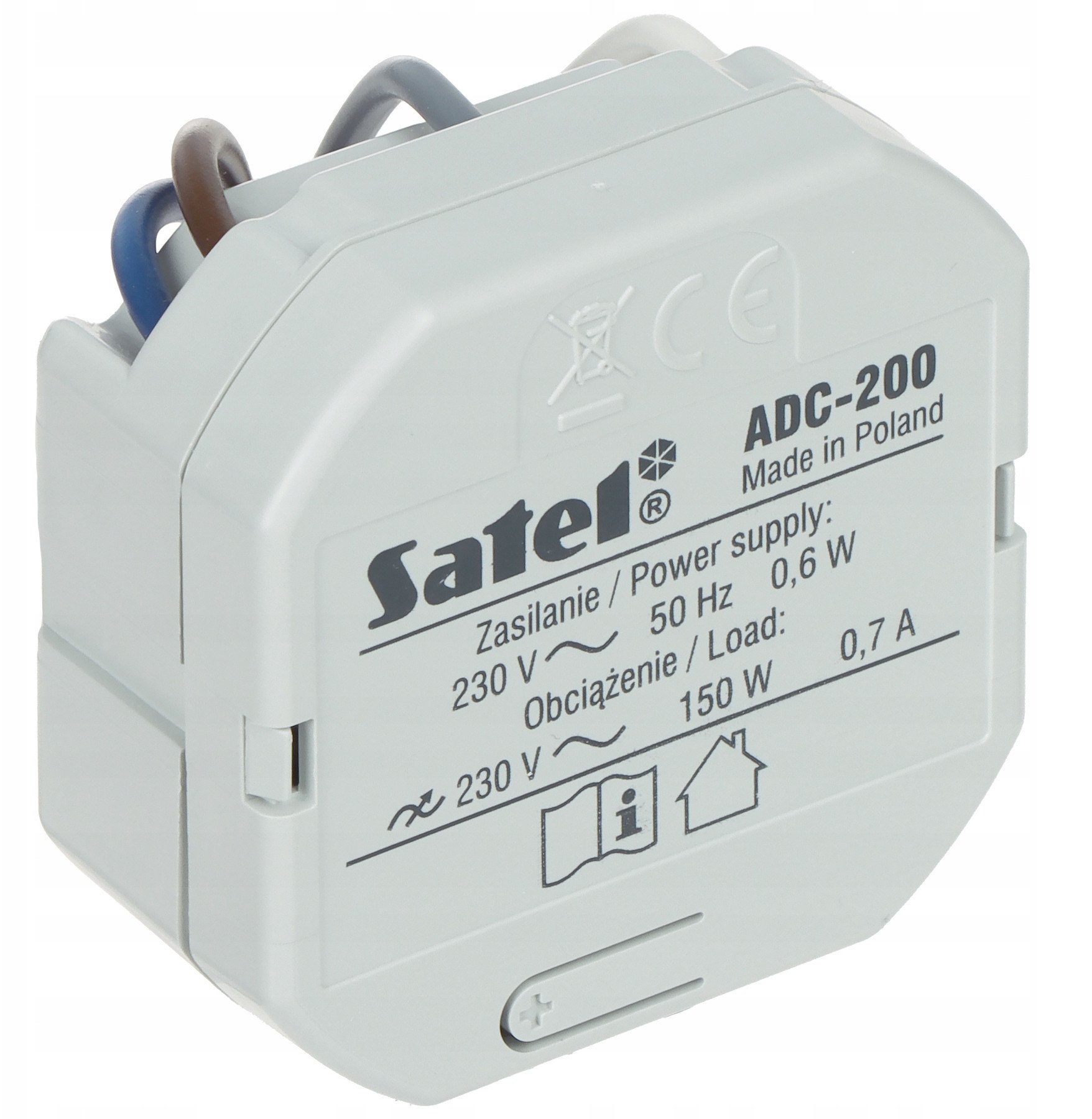 Satel INTELIGENTNY ŚCIEMNIACZ OŚWIETLENIA ADC-200 BE