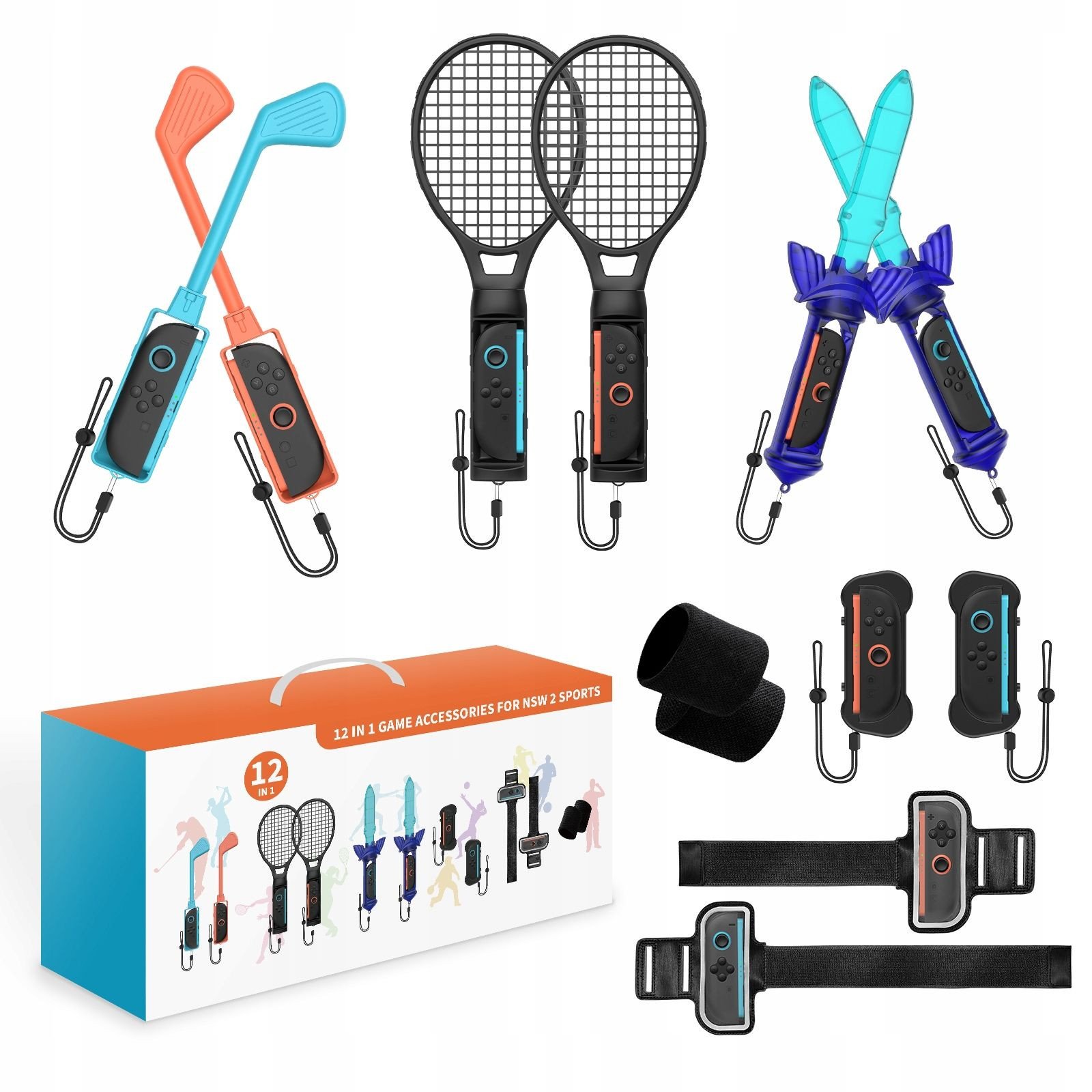 JYS Zestaw 12w1 Akcesoria Uchwyty Sport