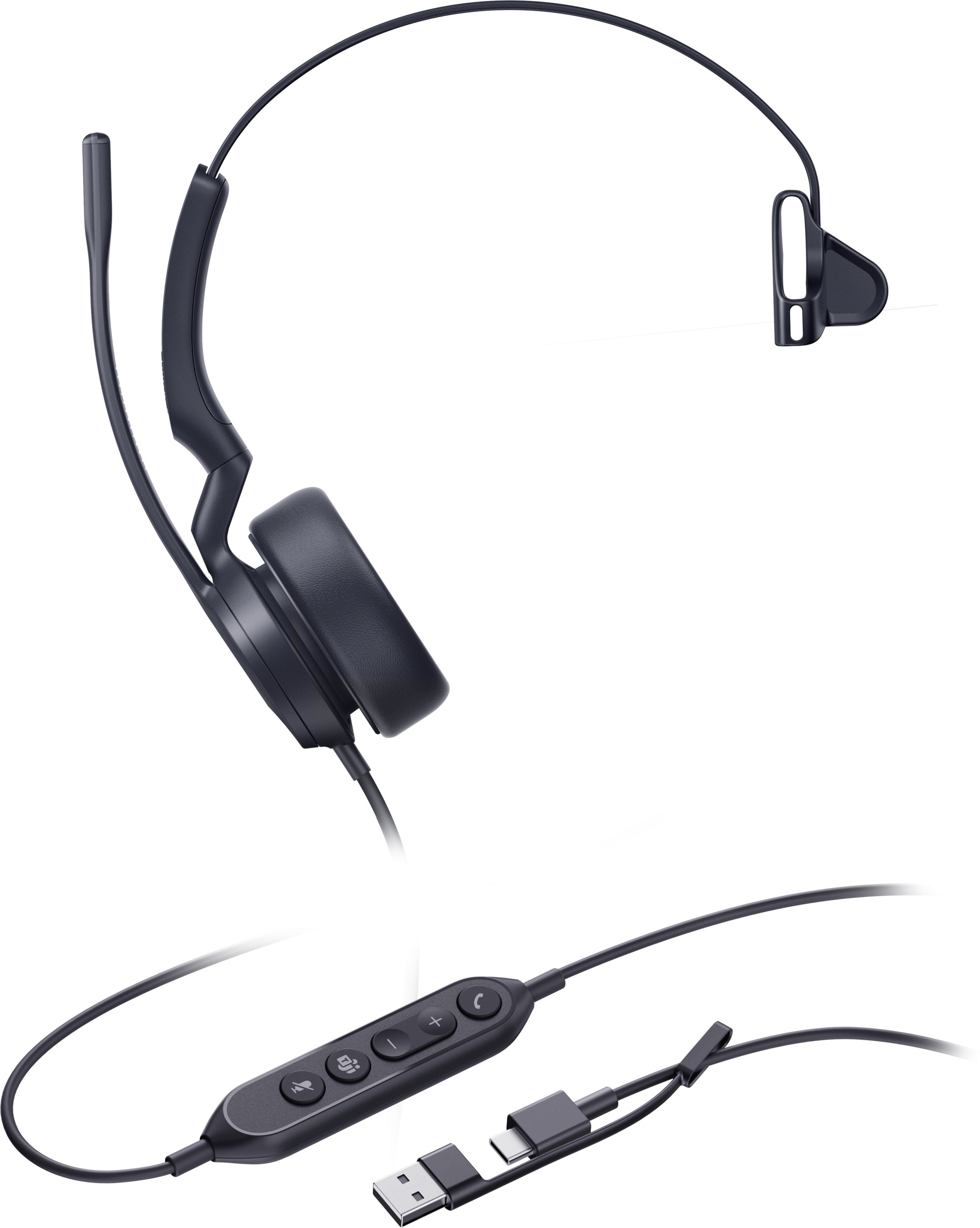 Yealink UH44 Mono Teams USB-C/A Headset