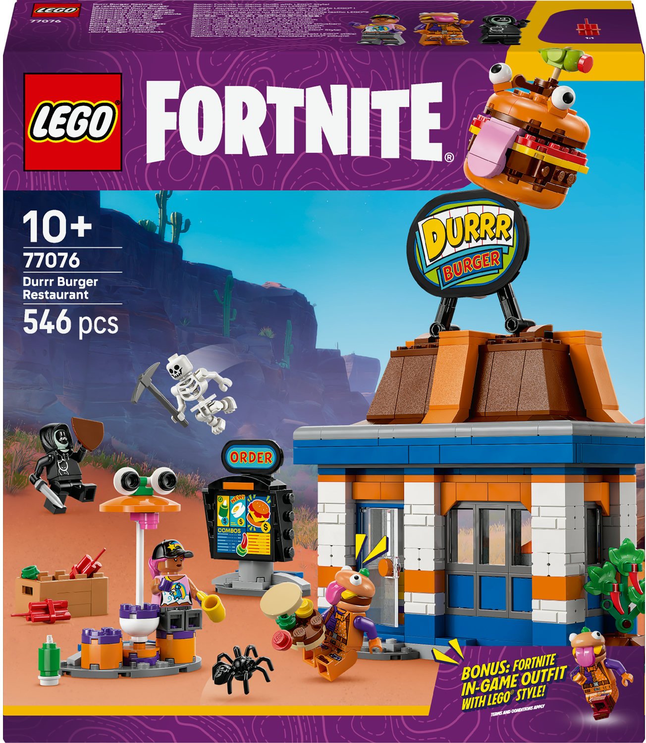 LEGO FORTNITE 77076 Durrr Burger Restaurant