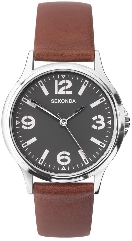 Zegarek Sekonda , , Quartz Leather Strap Watch