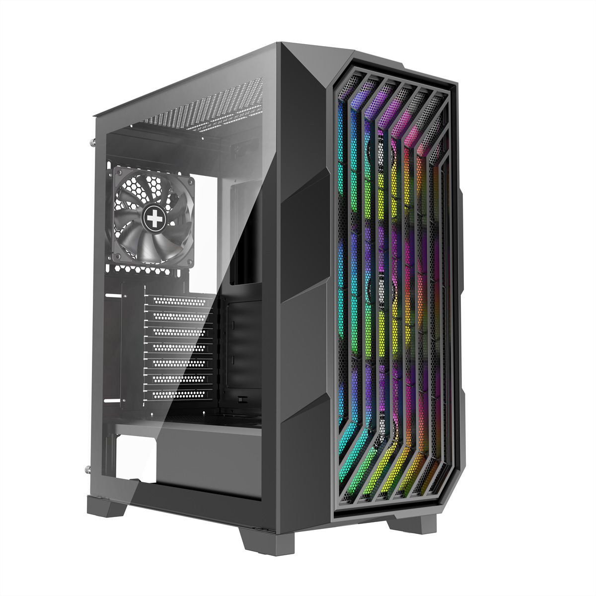 Case|XILENCE|ATX/micro ATX/Mini-ITX|Black|Midi Tower|PC|XILENT BREEZE II|X812.ARGB