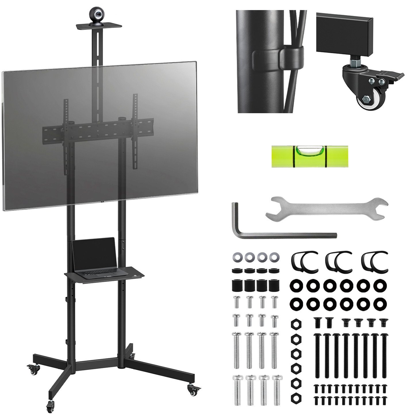 Maclean TV stand / cart, camera