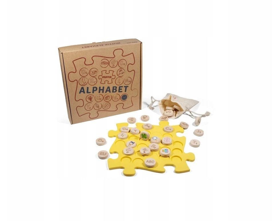 Askato Mata Sensoryczna Ortopedyczna Puzzle Alfabet