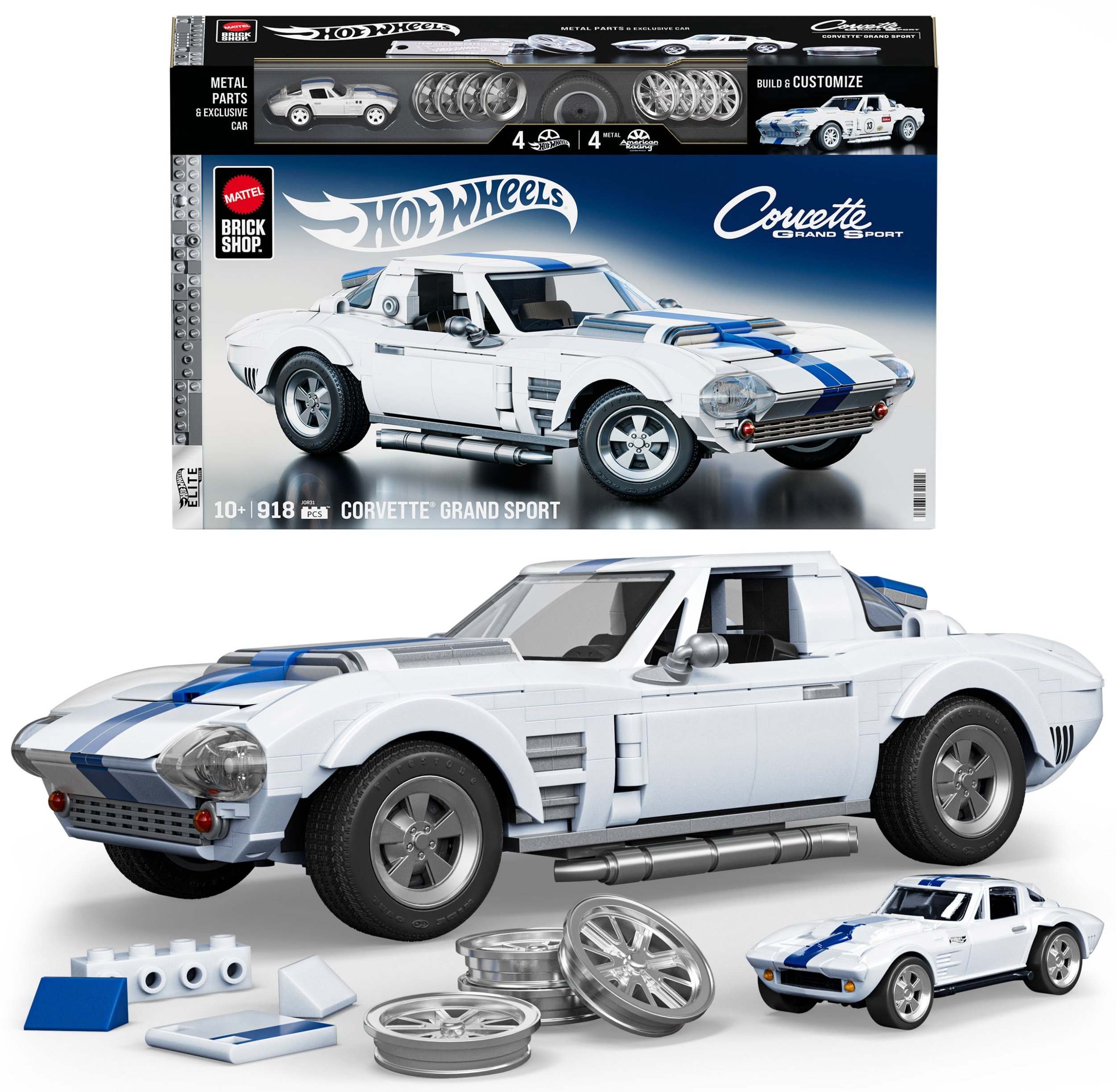 Mattel Brick Shop Klocki Hot Wheels