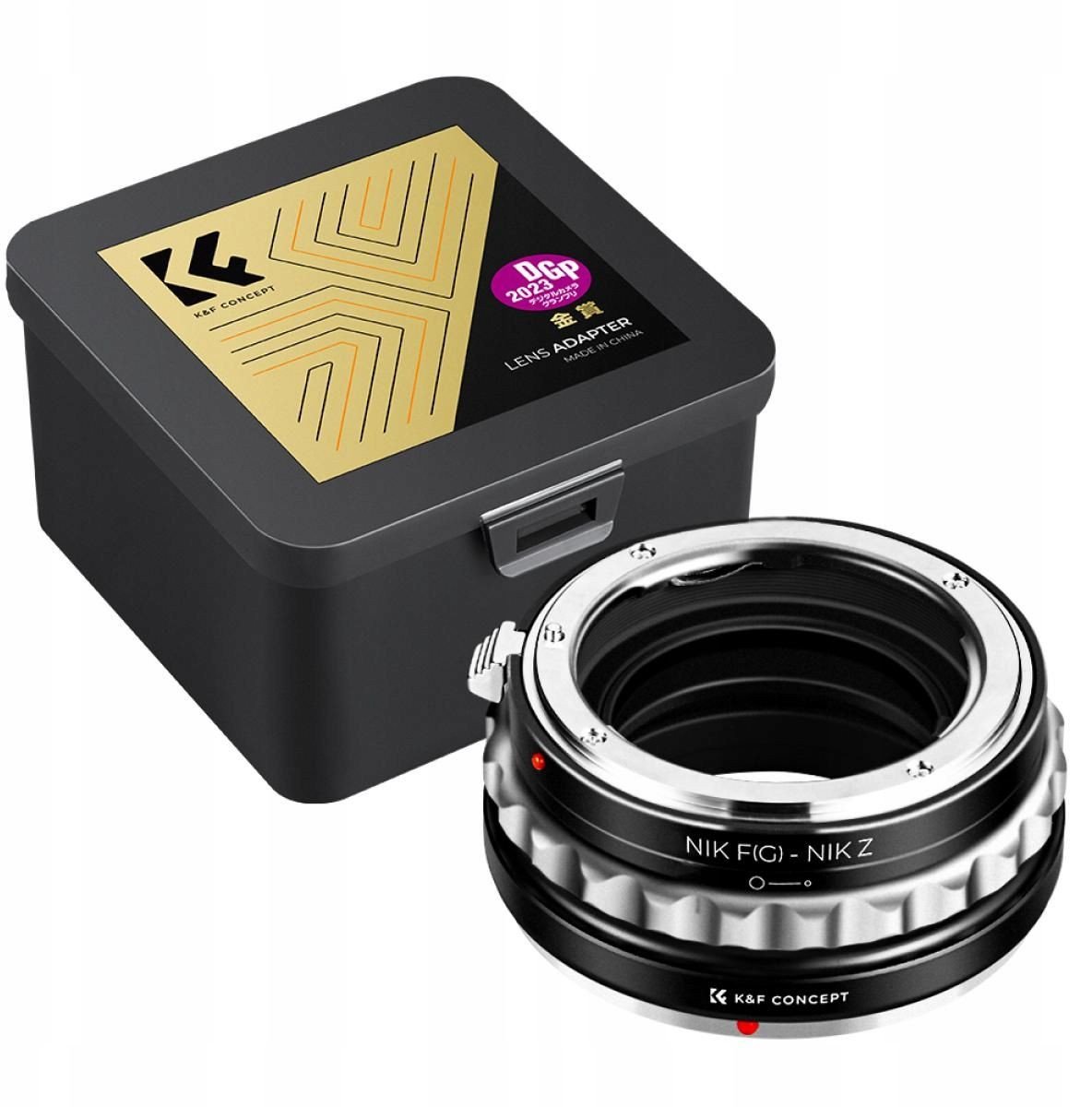 K+F Adapter Redukcja Na Obiektyw Nikon
