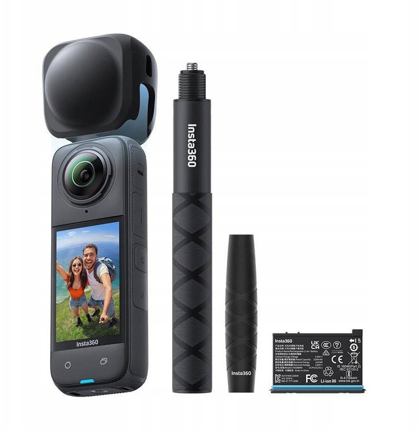 Kamera Insta360 X4 Travel Bundle black