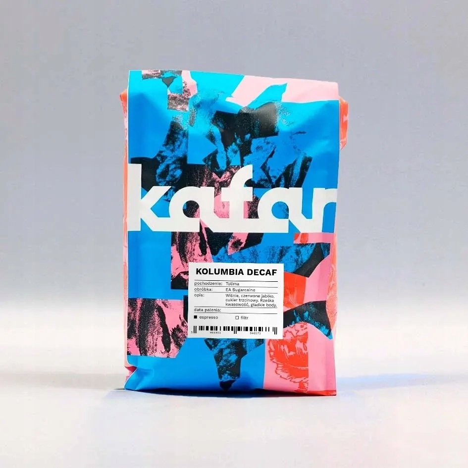 Kawa ziarnista Kafar Kolumbia Decaf Espresso