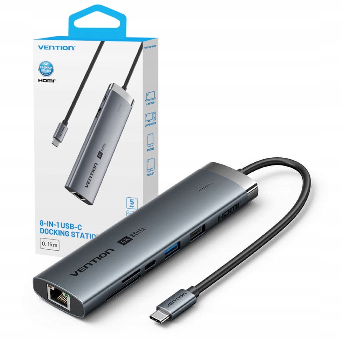 HUB USB Vention Vention 8in1 USB-C