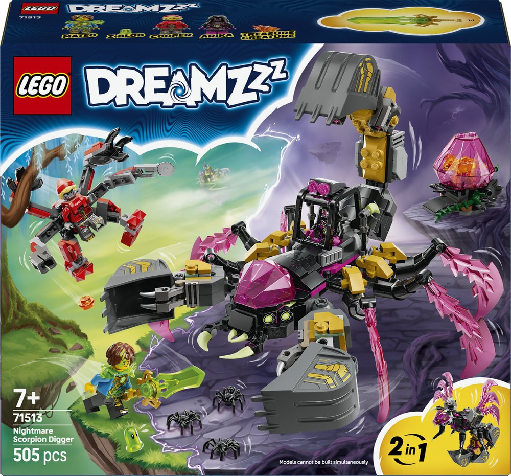 LEGO DREAMZzz Koszmarna skorpionowa koparka (71513)