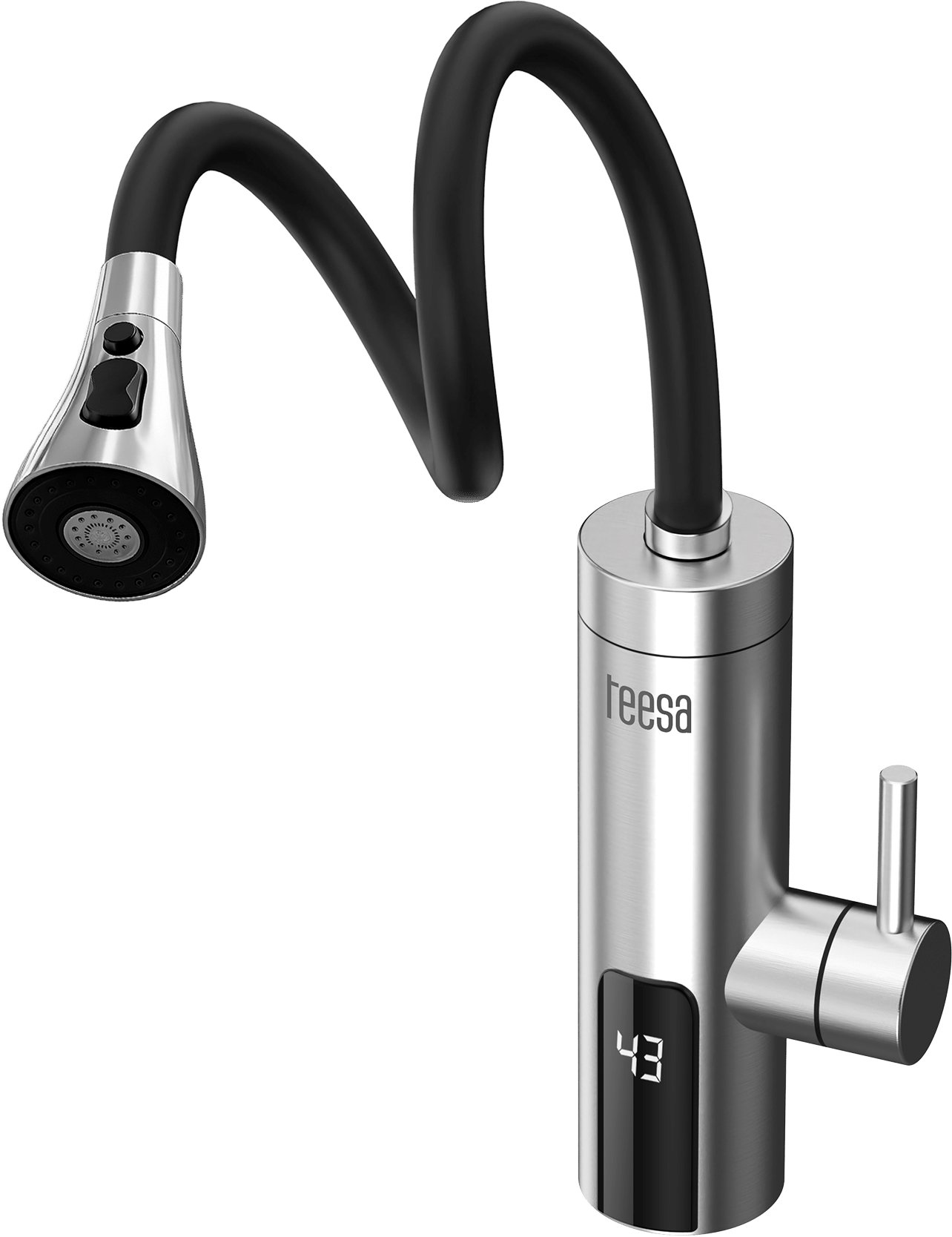 Teesa instantaneous water heater with flexible