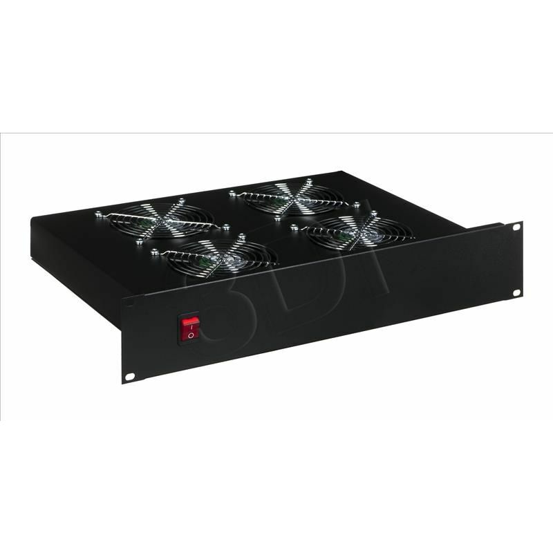 Triton 19" horizontálna ventilačná jednotka 4xVent