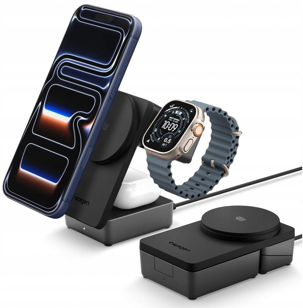 Spigen Foldable Wireless Charger Stand Qi2
