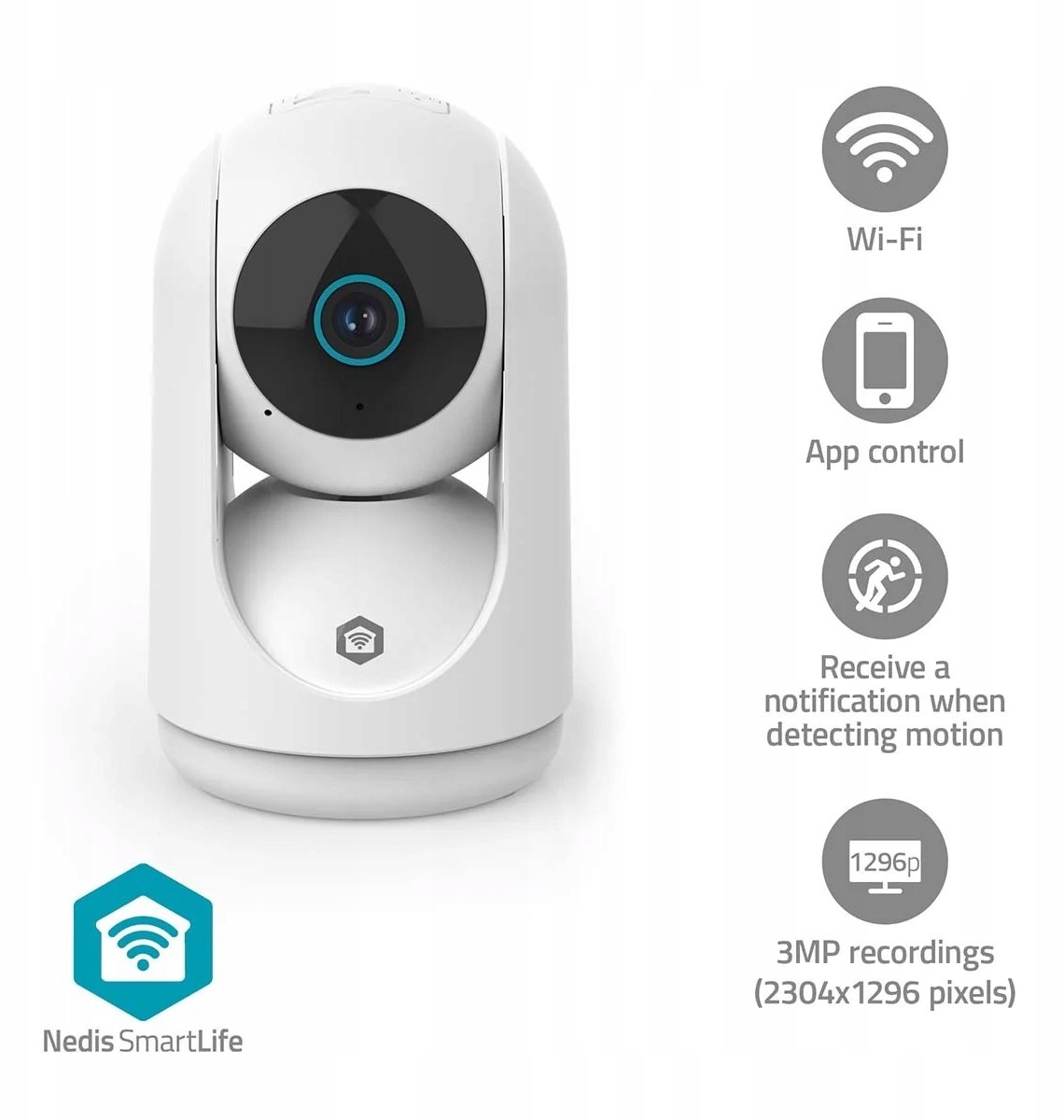 Kamera IP Nedis SmartLife Wewnętrzny Kamera