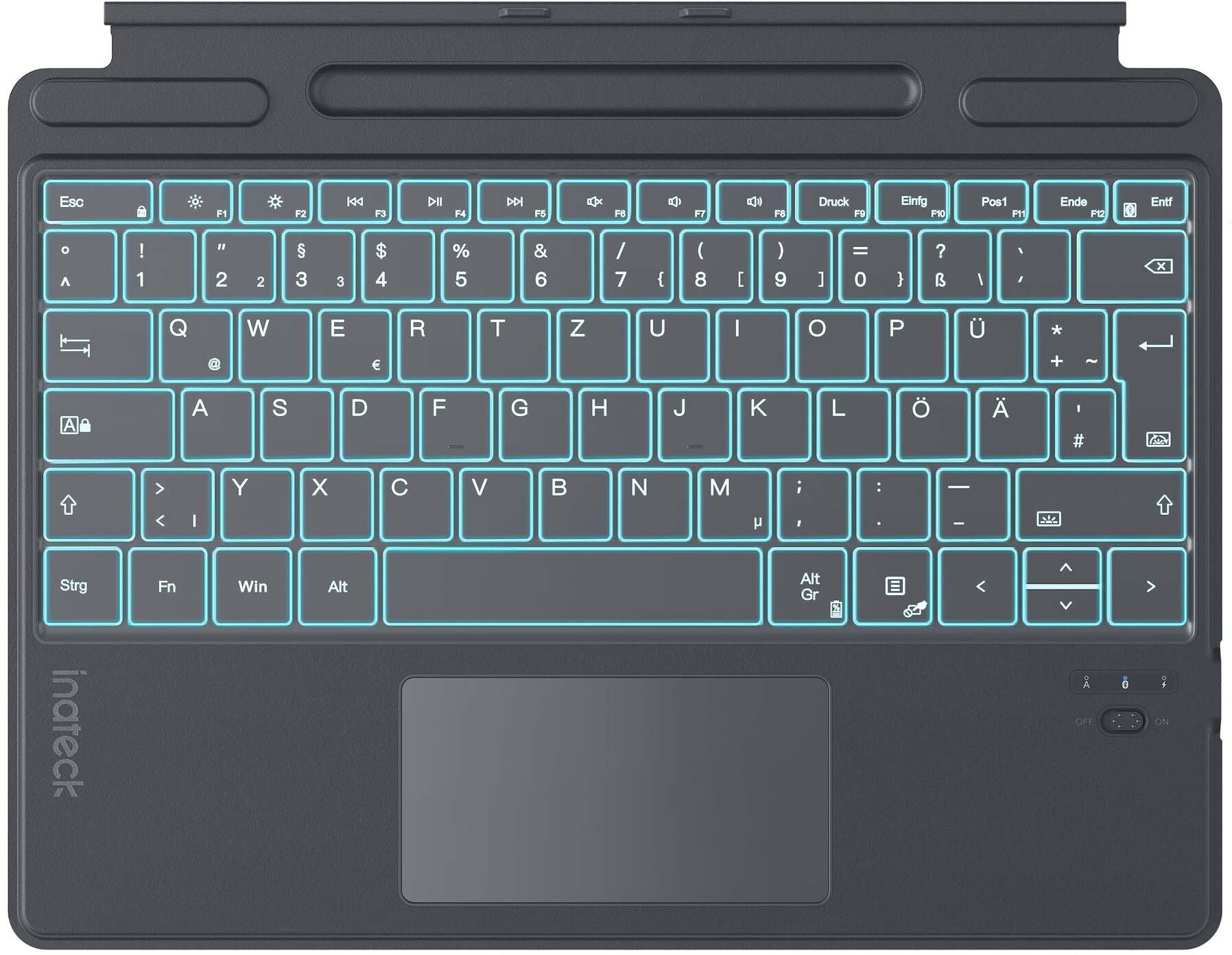 Inateck inateck Keyboard Surface gray Sureface