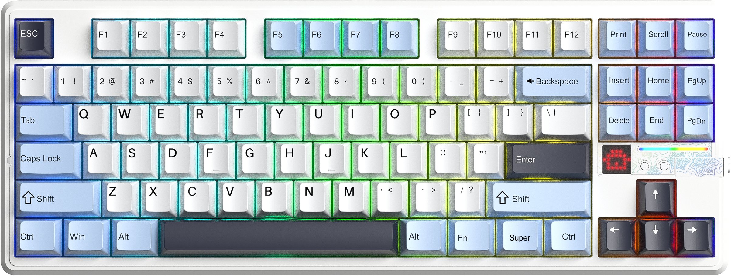AULA Gasket F87 Pro V2 Glacier