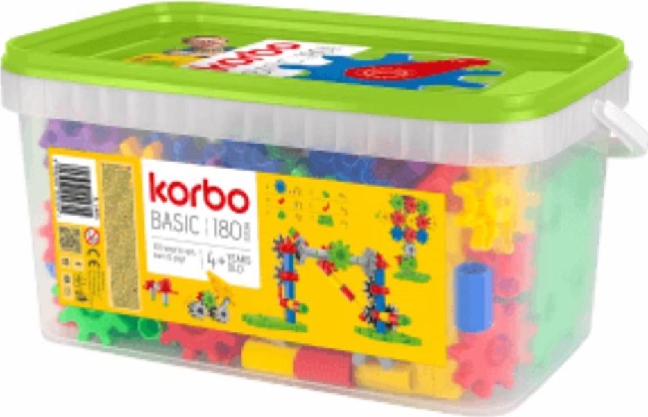 Korbo Klocki Basic 180 elementów |