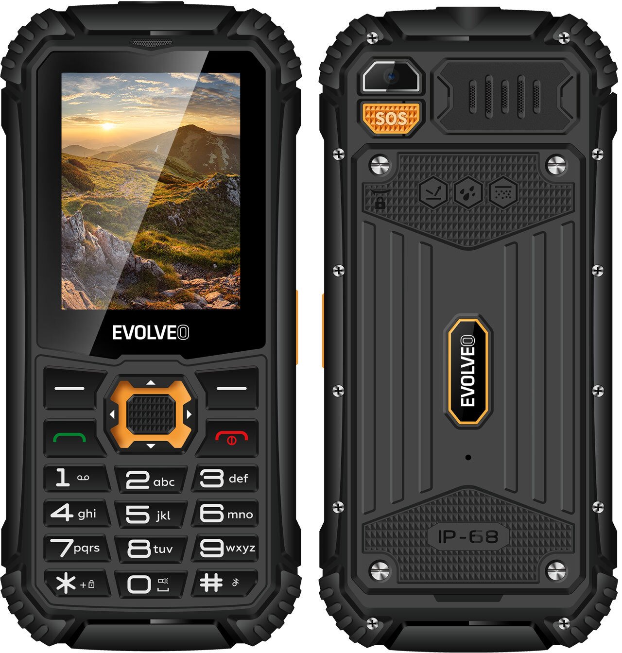 EVOLVEO StrongPhone Q1, vodotesný odolný Dual