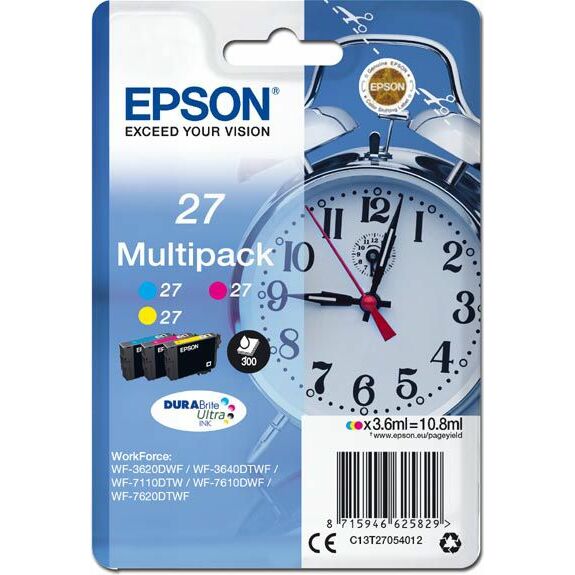 Epson Multipack – trojfarebný atrament 27