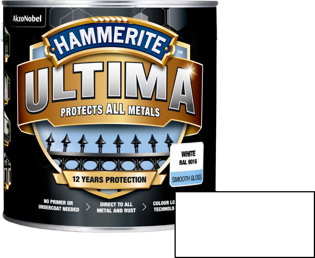 Hammerite PAINT ULTIMA SMOOTH WHITE 2