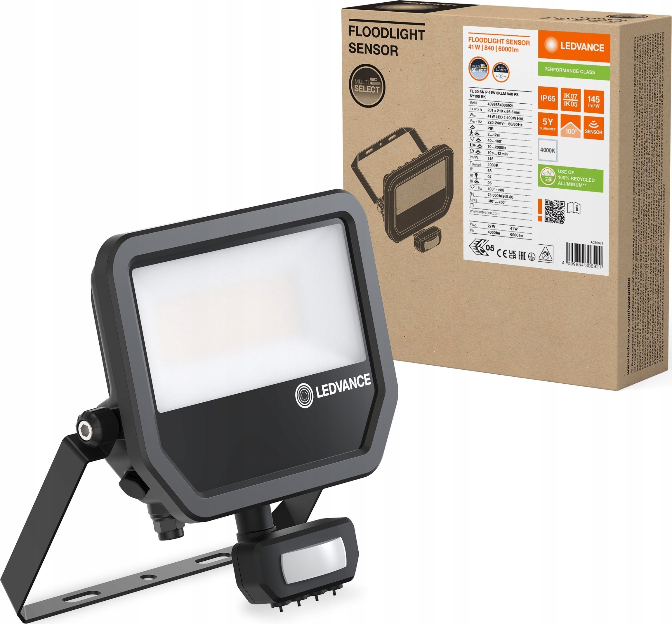 Naświetlacz GE Lighting FLOODLIGHT SENSOR 41W