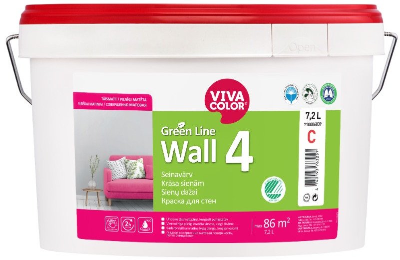 VivaColor PAINT GREEN LINE WALL 4