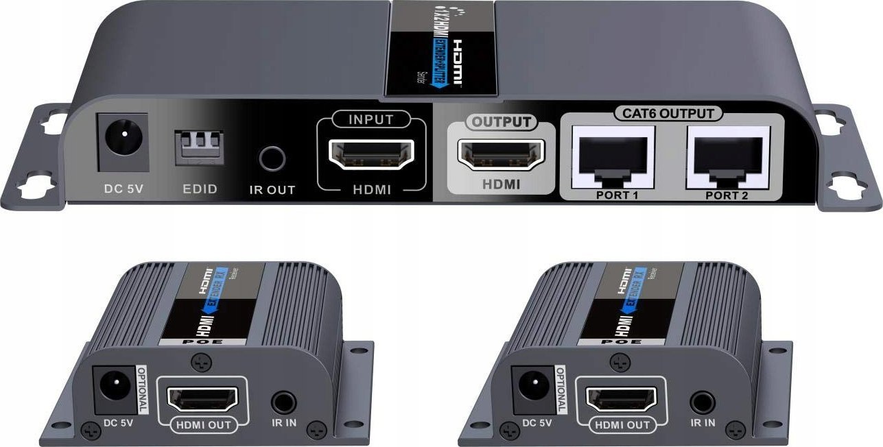 PremiumCord PREMIUMCORD HDMI 1-2 splitter+extender po